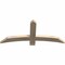 Ekena Millwork Bellingham Rough Sawn Timber Gable Bracket, Douglas Fir, 48"W x 22"H x 2"D x 4"F, 11/12 Pitch GBW048X22X0204BEL00RDF - alternate 2